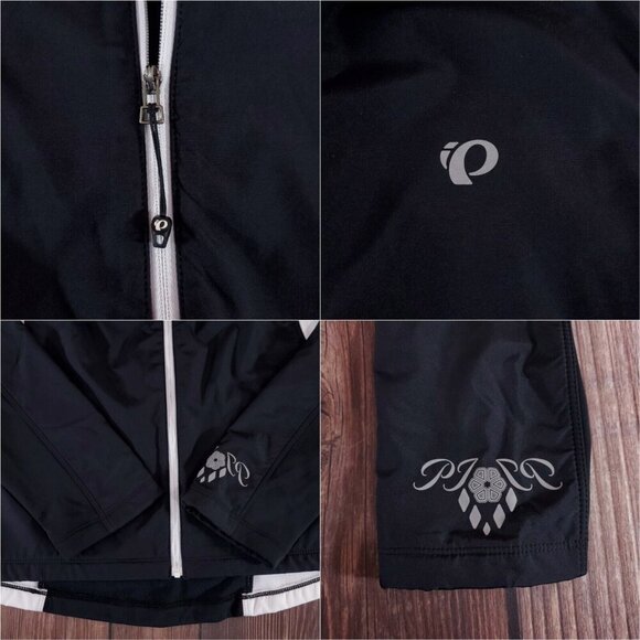 NWT Pearl Izumi Womens Size Medium Select Thermal Barrier Jacket Black White - Picture 8 of 16